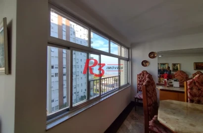 Apartamento com 3 dormitórios(quartos) à venda, 234 m² - Boqueirão - Santos/SP