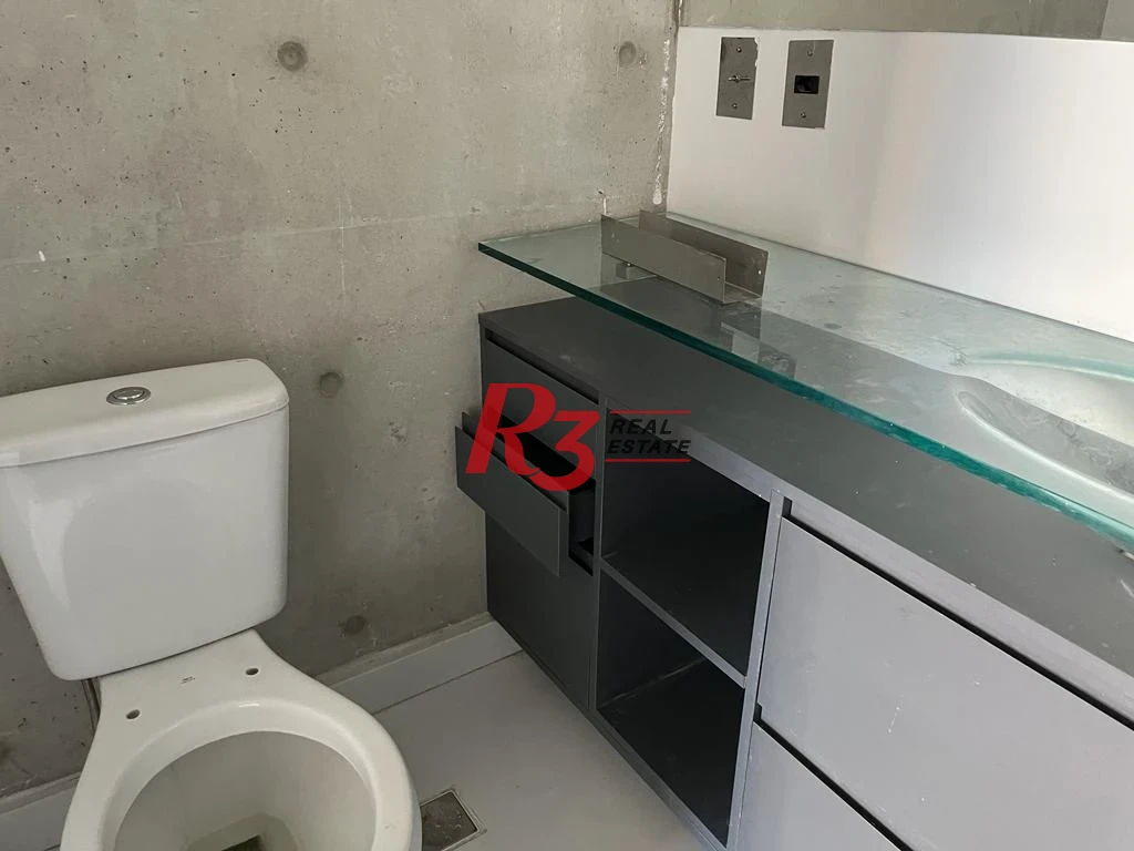 Apartamento para alugar, 74 m² por R$ 6.500,02/mês - Embaré - Santos/SP
