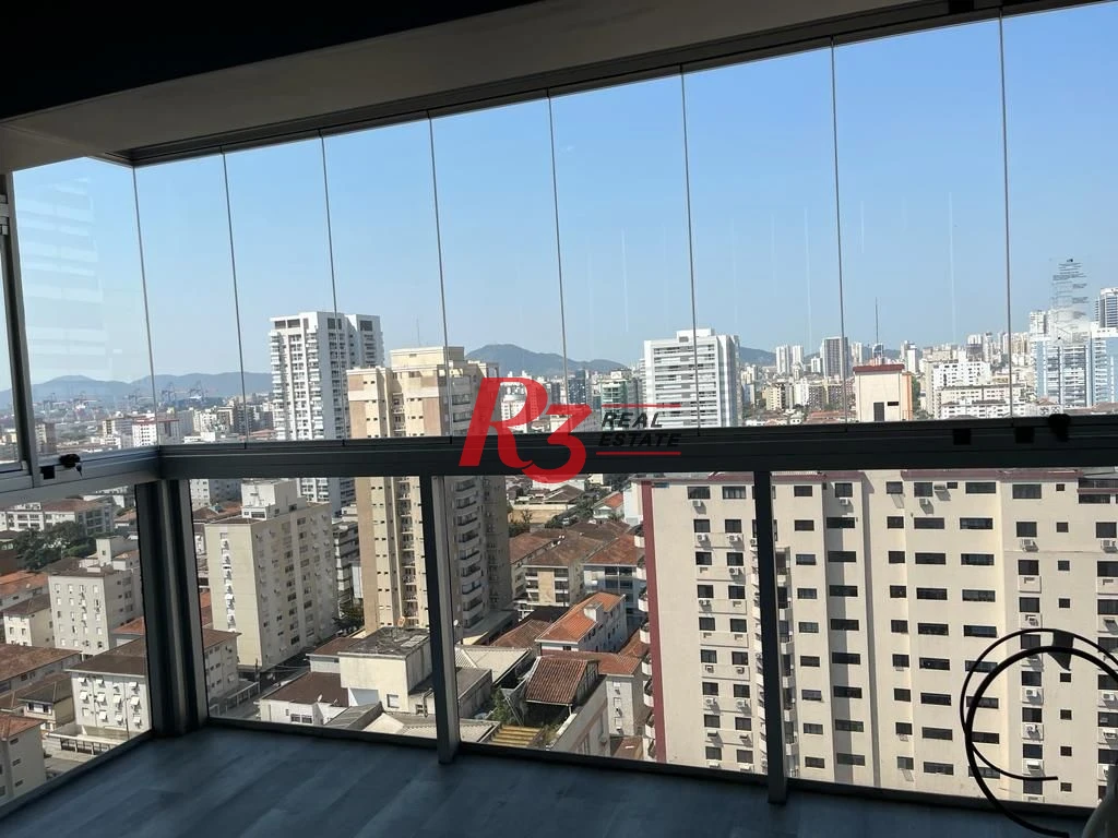 Apartamento para alugar, 74 m² por R$ 5.500,02/mês - Embaré - Santos/SP