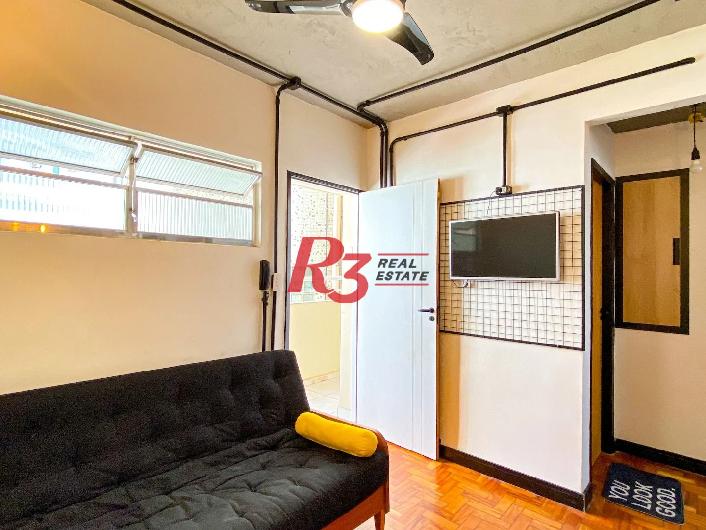 Apartamento com 1 dormitório para alugar, 43 m² por R$ 3.000,02/mês - Ponta da Praia - Santos/SP