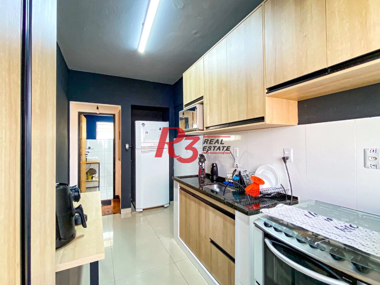 Apartamento com 1 dormitório para alugar, 43 m² por R$ 3.000,02/mês - Ponta da Praia - Santos/SP