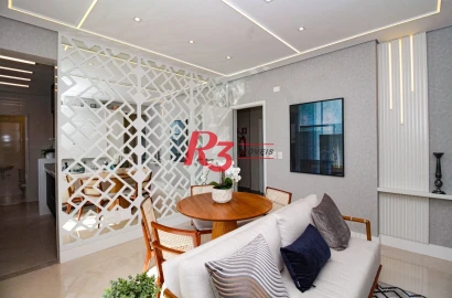 Apartamento com 2 dormitórios à venda, 79 m² por R$ 1.078.000,00 - José Menino - Santos/SP