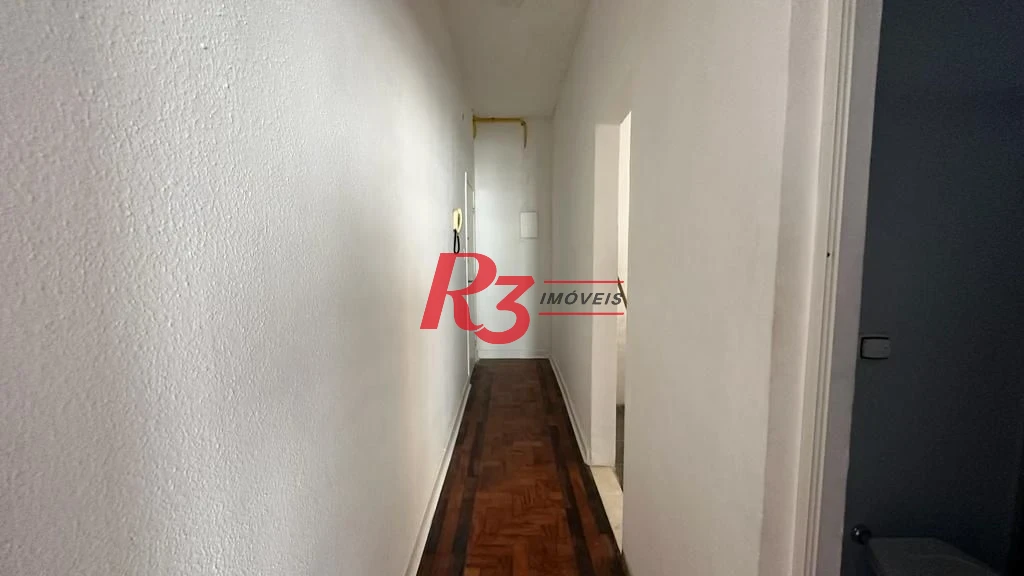 Apartamento com 1 dormitório à venda, 63 m² por R$ 340.000,00 - Boqueirão - Santos/SP