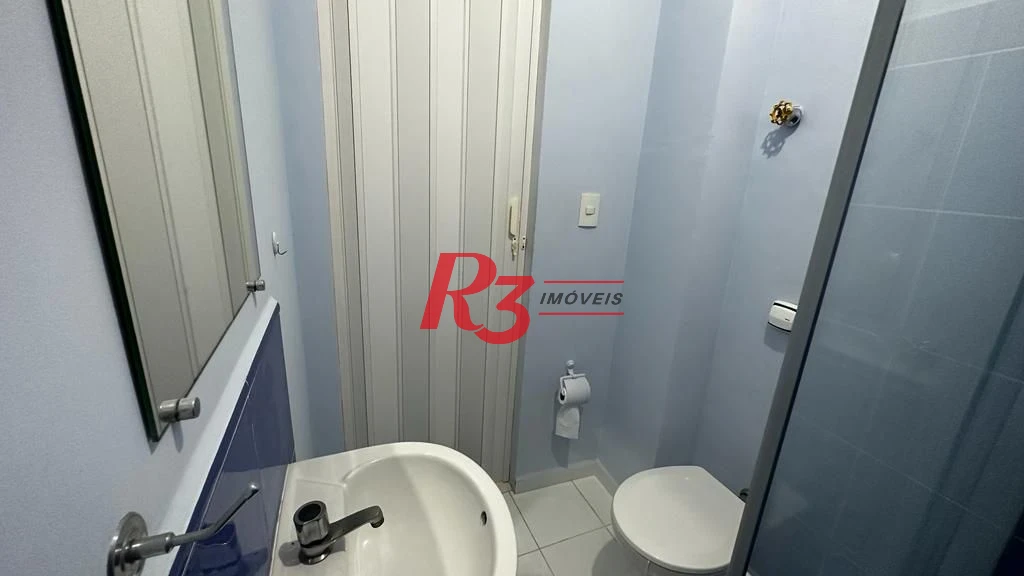 Apartamento com 1 dormitório à venda, 63 m² por R$ 340.000,00 - Boqueirão - Santos/SP