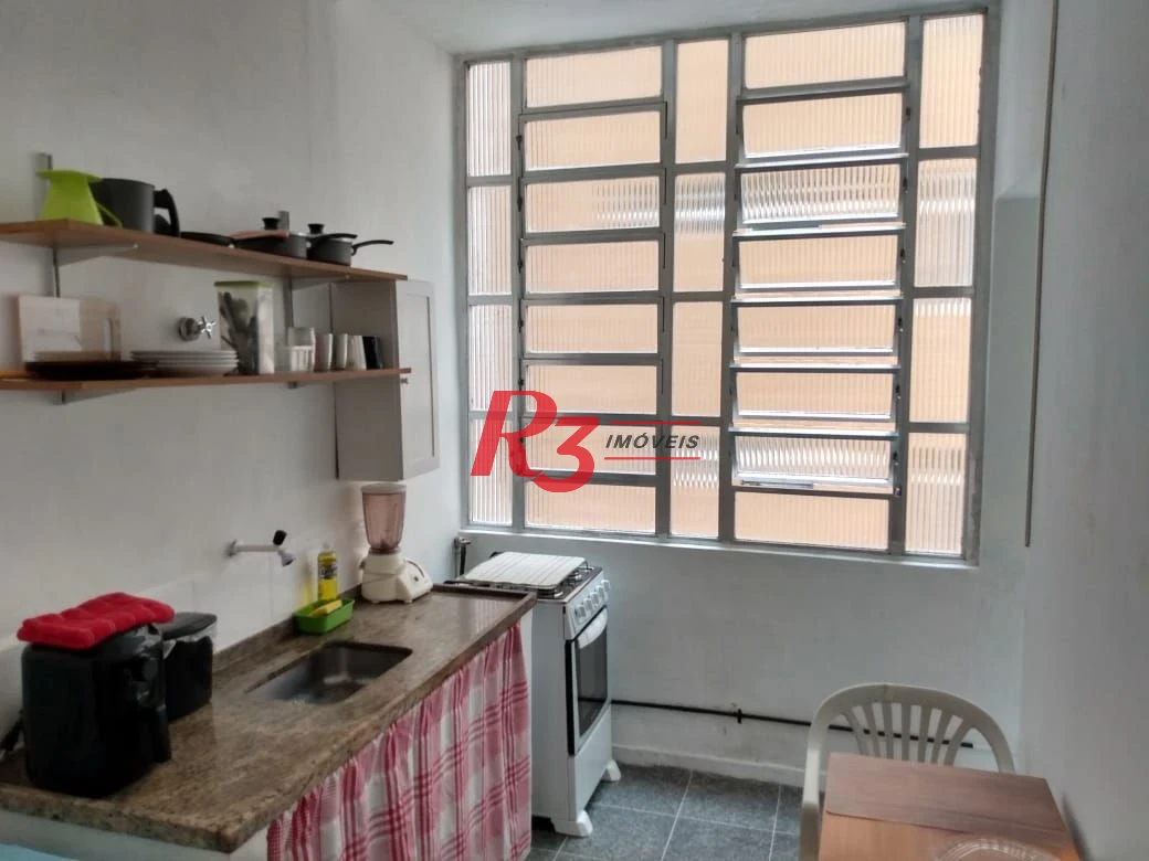 Apartamento com 1 dormitório à venda, 63 m² por R$ 340.000,00 - Boqueirão - Santos/SP
