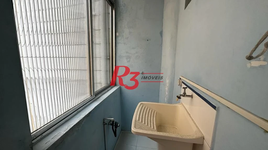 Apartamento com 1 dormitório à venda, 63 m² por R$ 340.000,00 - Boqueirão - Santos/SP
