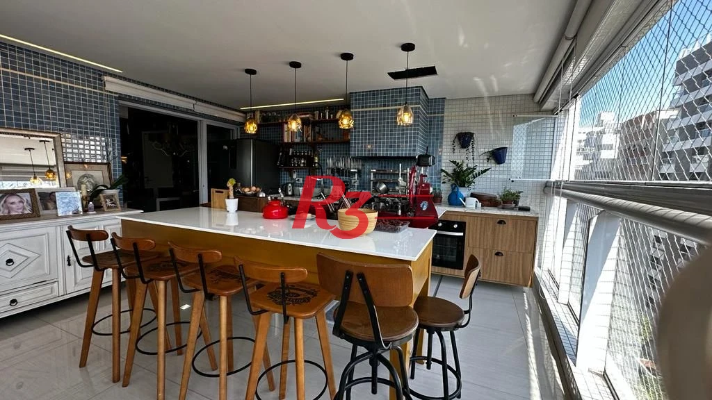 Apartamento com 4 dormitórios à venda, 254 m² por R$ 4.780.000,00 - Aparecida - Santos/SP