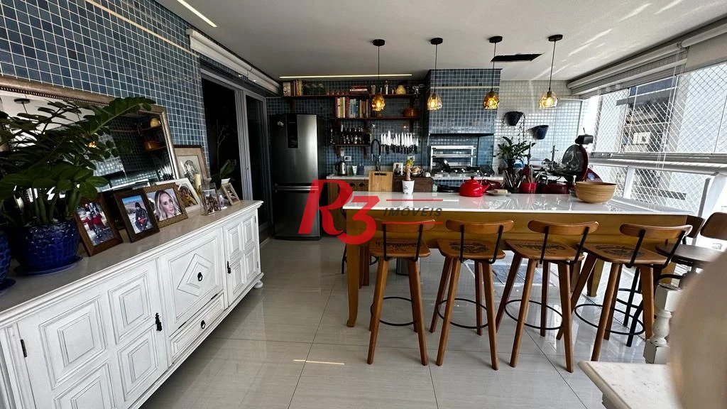 Apartamento com 4 dormitórios à venda, 254 m² por R$ 4.780.000,00 - Aparecida - Santos/SP