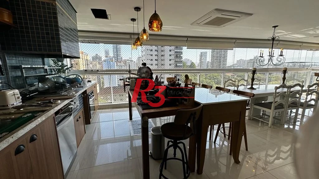 Apartamento com 4 dormitórios à venda, 254 m² por R$ 4.780.000,00 - Aparecida - Santos/SP