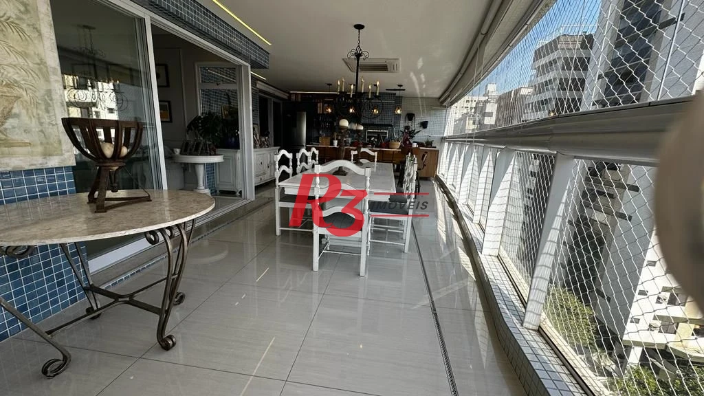 Apartamento com 4 dormitórios à venda, 254 m² por R$ 4.780.000,00 - Aparecida - Santos/SP