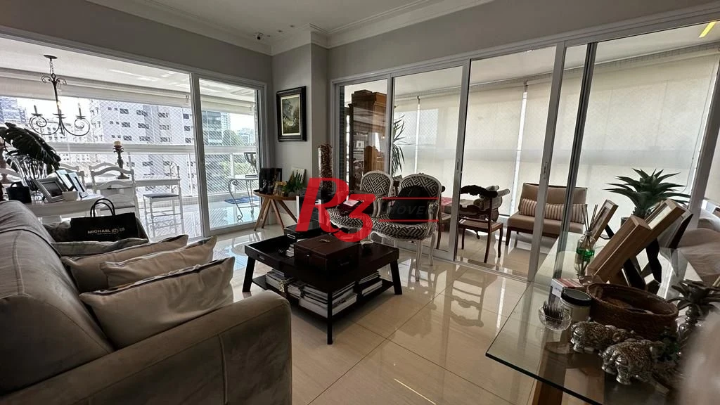 Apartamento com 4 dormitórios à venda, 254 m² por R$ 4.780.000,00 - Aparecida - Santos/SP