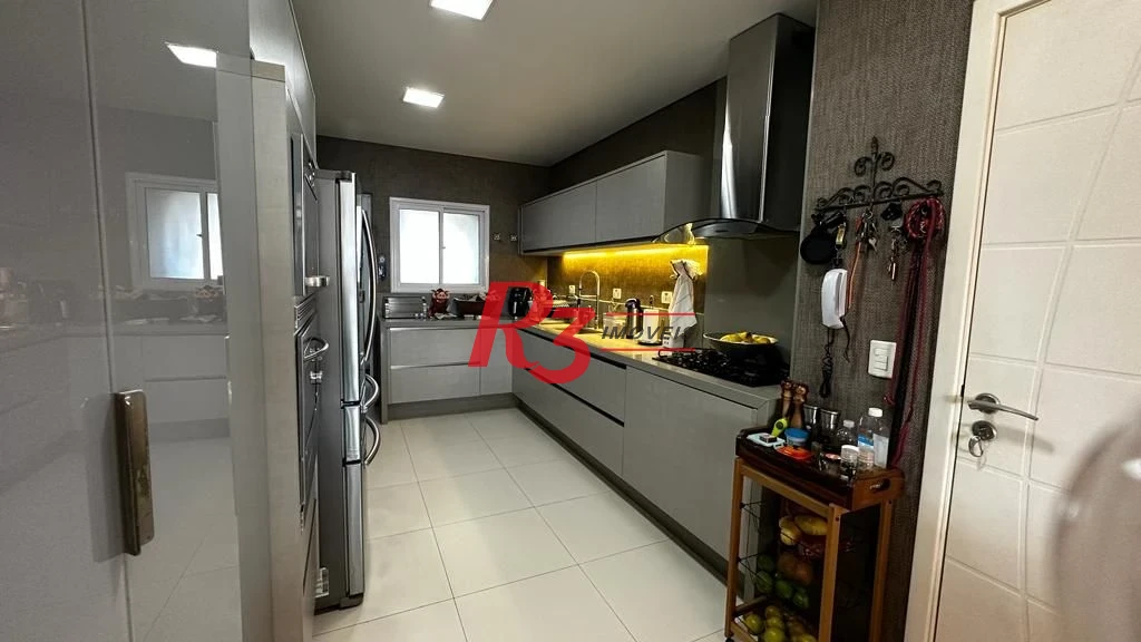 Apartamento com 4 dormitórios à venda, 254 m² por R$ 4.780.000,00 - Aparecida - Santos/SP