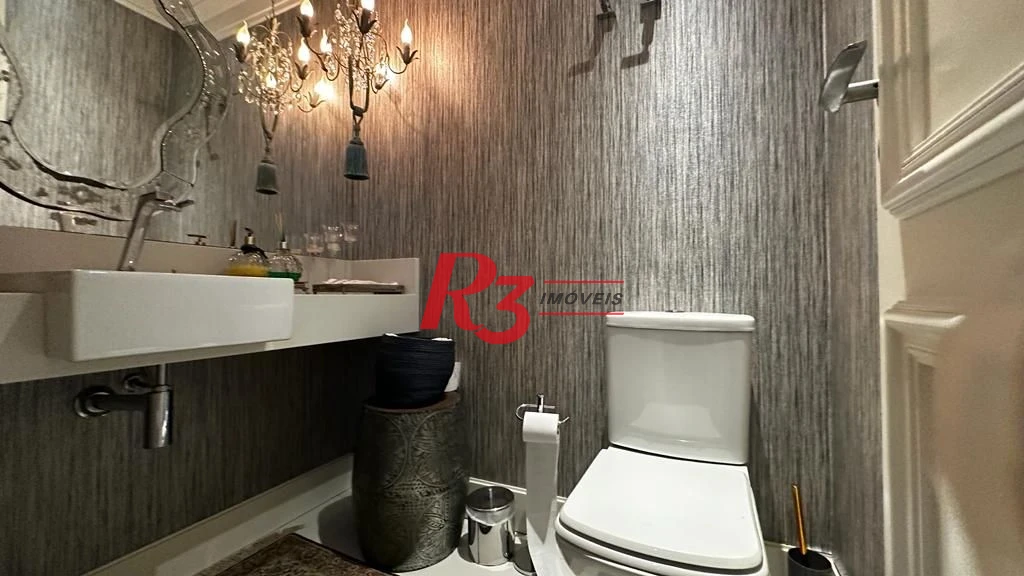 Apartamento com 4 dormitórios à venda, 254 m² por R$ 4.780.000,00 - Aparecida - Santos/SP
