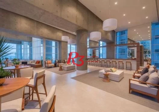 Apartamento com 1 dormitório, 54 m² - venda por R$ 1.280.000,00 ou aluguel por R$ 6.300,00/mês - Pompéia - Santos/SP