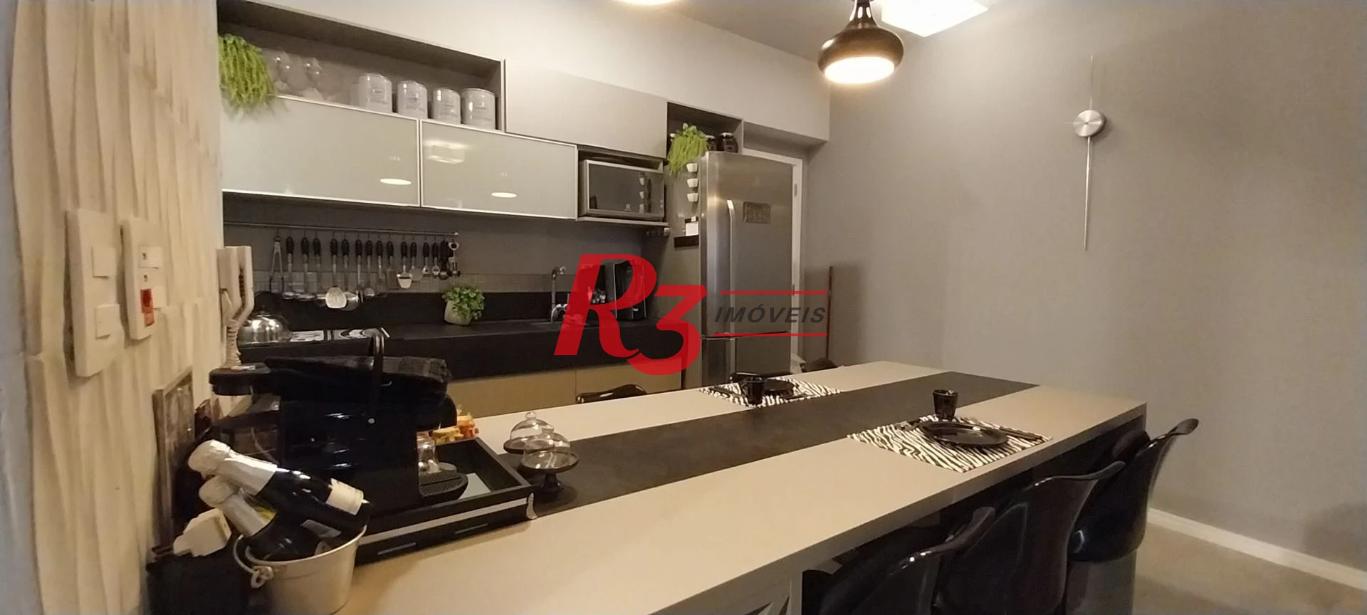 Apartamento com 1 dormitório, 54 m² - venda por R$ 1.280.000,00 ou aluguel por R$ 6.300,00/mês - Pompéia - Santos/SP