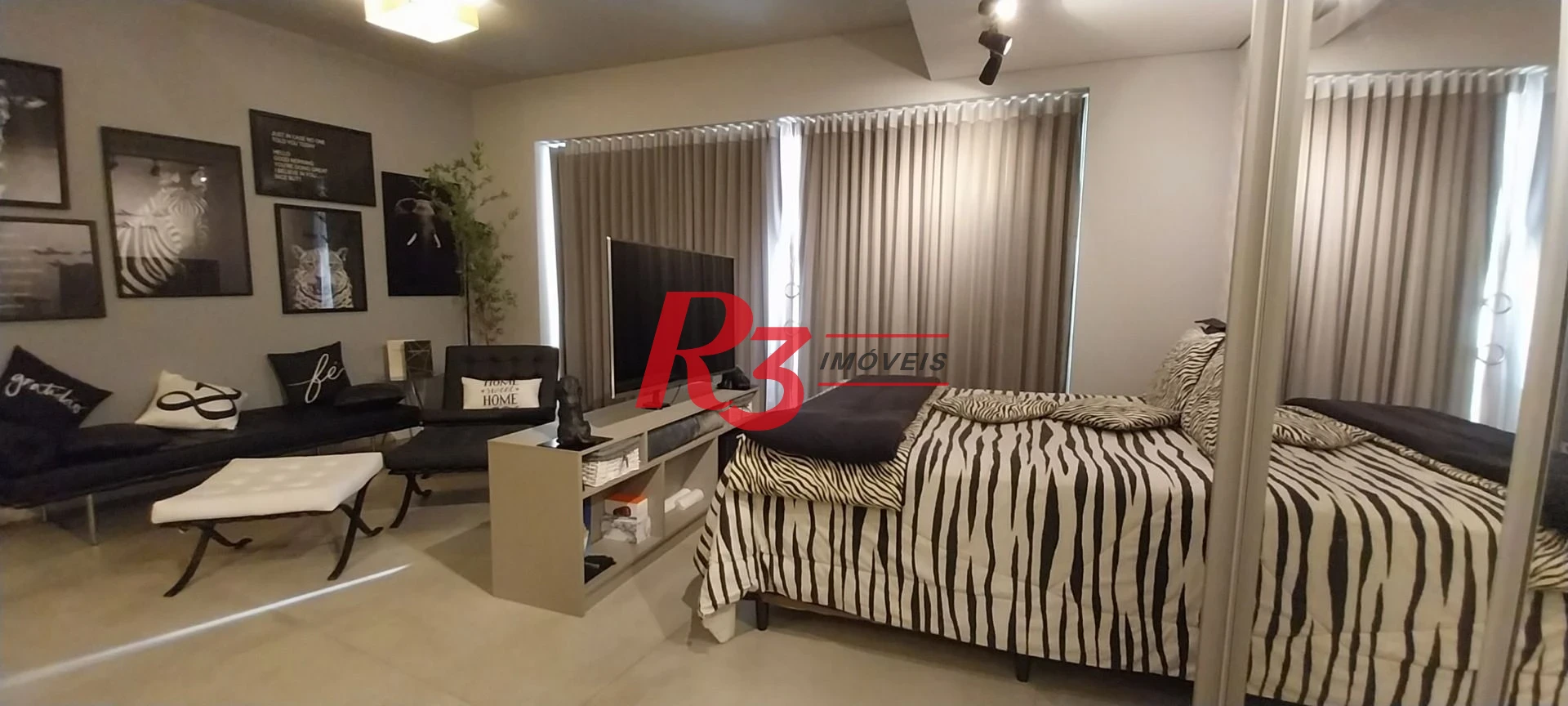 Apartamento com 1 dormitório, 54 m² - venda por R$ 1.280.000,00 ou aluguel por R$ 6.300,00/mês - Pompéia - Santos/SP