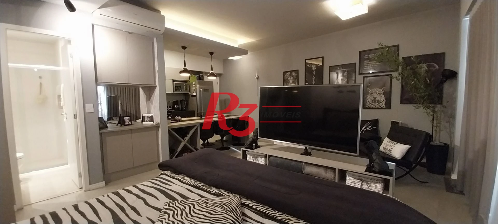 Apartamento com 1 dormitório, 54 m² - venda por R$ 1.280.000,00 ou aluguel por R$ 6.300,00/mês - Pompéia - Santos/SP