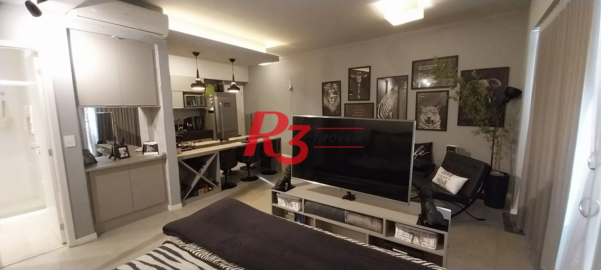 Apartamento com 1 dormitório, 54 m² - venda por R$ 1.280.000,00 ou aluguel por R$ 6.300,00/mês - Pompéia - Santos/SP