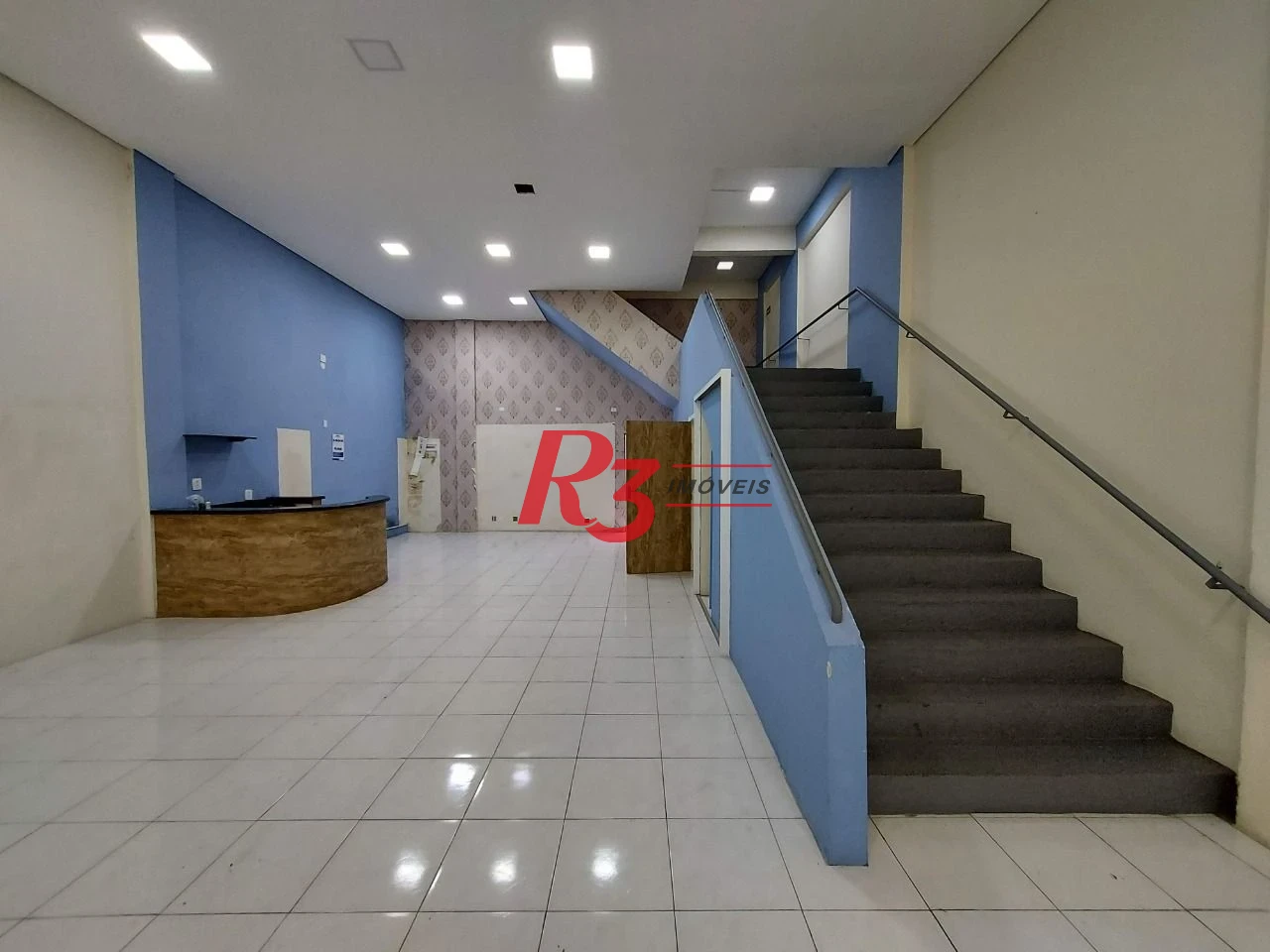 Loja para alugar, 443 m² por R$ 7.378,00/mês - Centro - Santos/SP