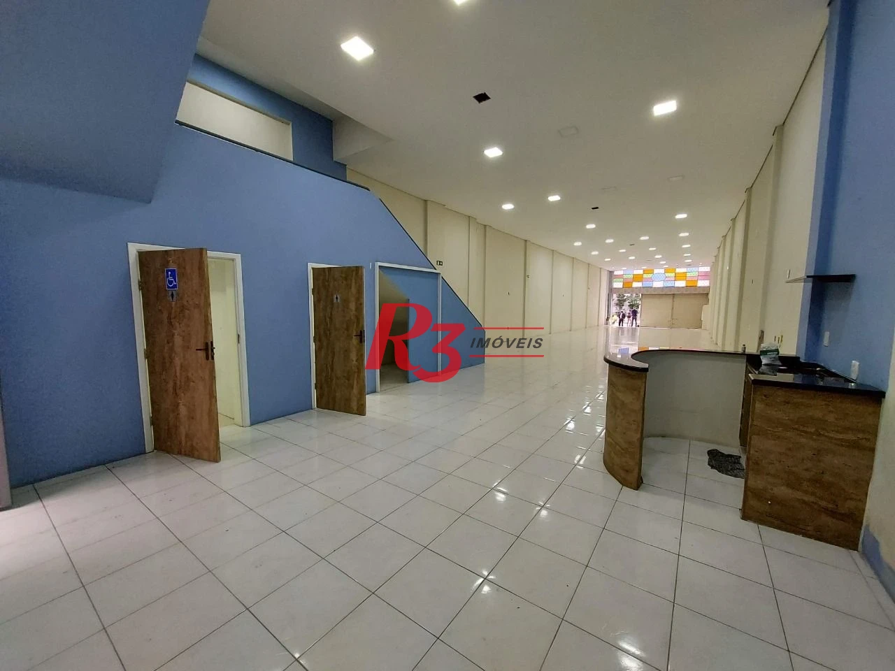 Loja para alugar, 443 m² por R$ 7.378,00/mês - Centro - Santos/SP