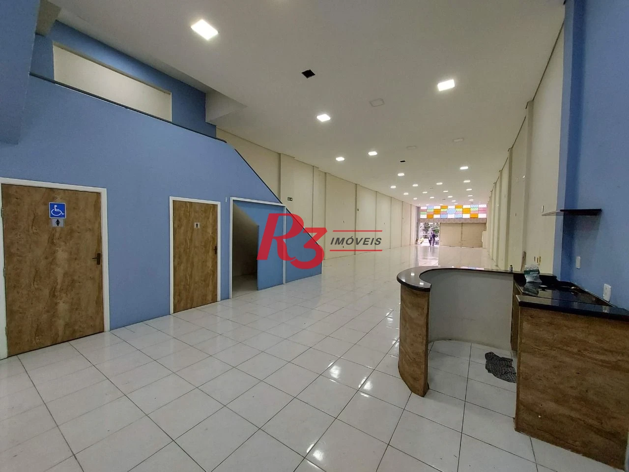 Loja para alugar, 443 m² por R$ 7.378,00/mês - Centro - Santos/SP