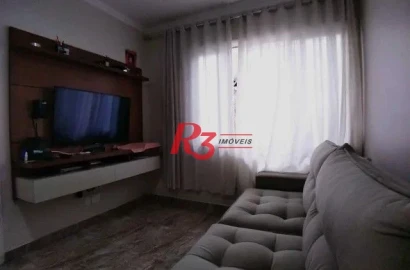 Casa com 3 dormitórios à venda, 87 m² por R$ 450.000,00 - Macuco - Santos/SP
