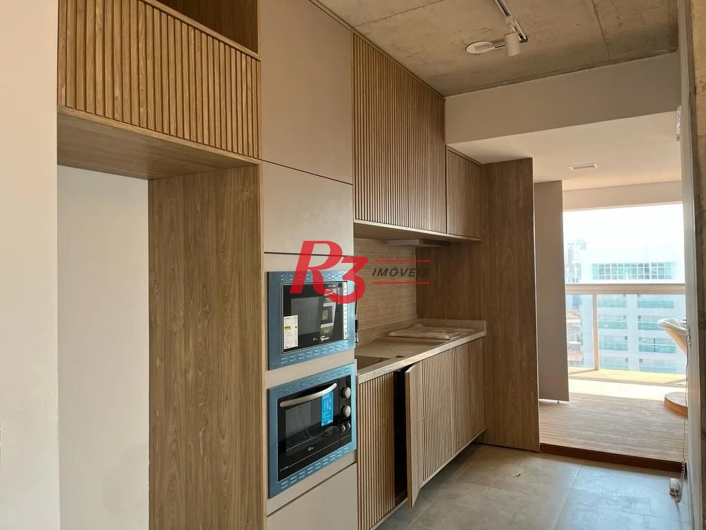 Apartamento com 1 dormitório, 70 m² - venda por R$ 1.150.000,00 ou aluguel por R$ 9.000,00/mês - Embaré - Santos/SP