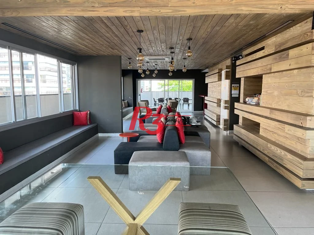 Apartamento com 1 dormitório, 70 m² - venda por R$ 1.150.000,00 ou aluguel por R$ 9.000,00/mês - Embaré - Santos/SP