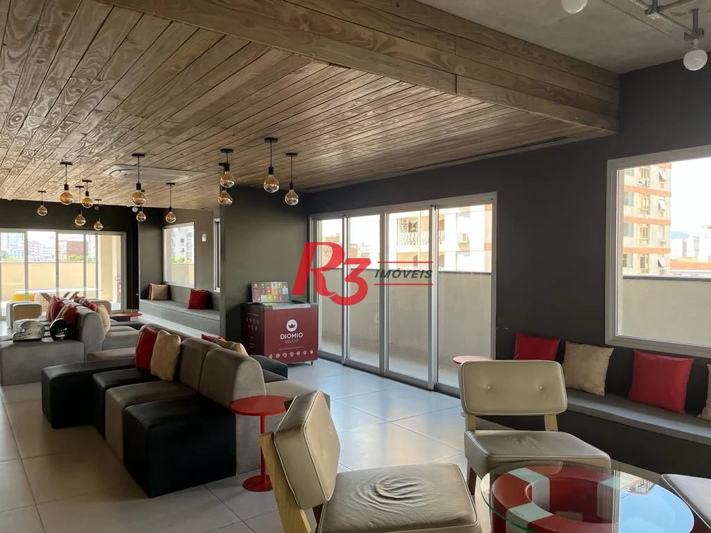Apartamento com 1 dormitório, 70 m² - venda por R$ 1.150.000,00 ou aluguel por R$ 9.000,00/mês - Embaré - Santos/SP