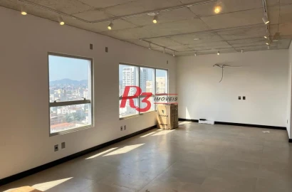 Apartamento com 1 dormitório, 70 m² - venda por R$ 1.150.000,00 ou aluguel por R$ 9.000,00/mês - Embaré - Santos/SP