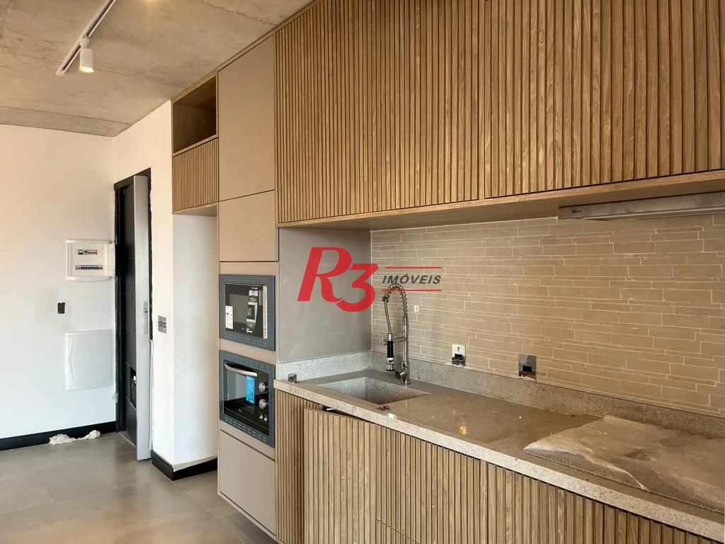 Apartamento com 1 dormitório, 70 m² - venda por R$ 1.150.000,00 ou aluguel por R$ 9.000,00/mês - Embaré - Santos/SP
