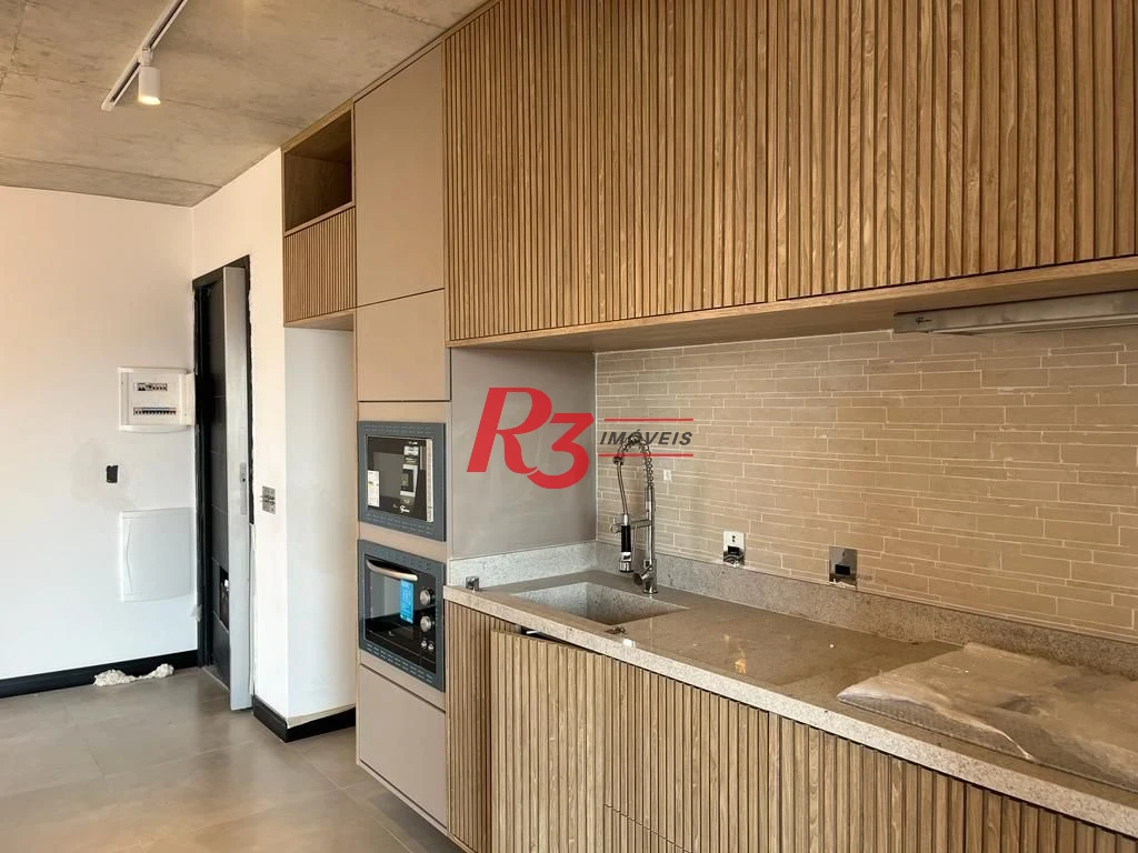 Apartamento com 1 dormitório, 70 m² - venda por R$ 1.150.000,00 ou aluguel por R$ 9.000,00/mês - Embaré - Santos/SP