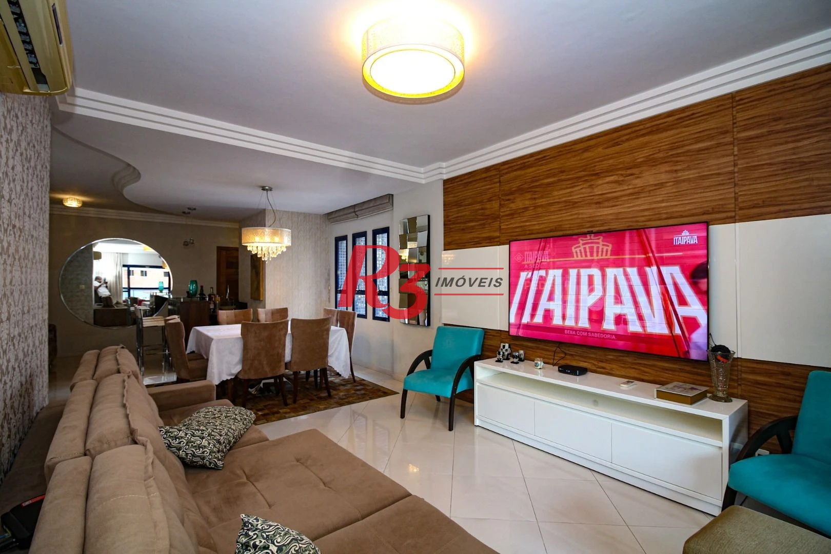 Apartamento com 3 dormitórios à venda, 159 m² por R$ 1.470.000,00 - Ponta da Praia - Santos/SP