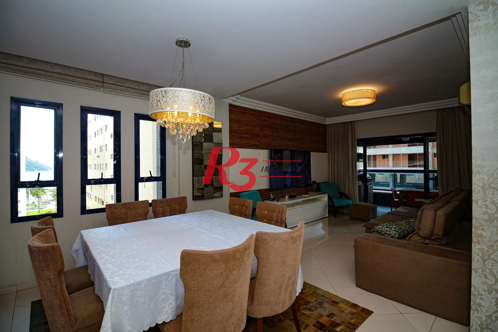 Apartamento com 3 dormitórios à venda, 159 m² por R$ 1.470.000,00 - Ponta da Praia - Santos/SP