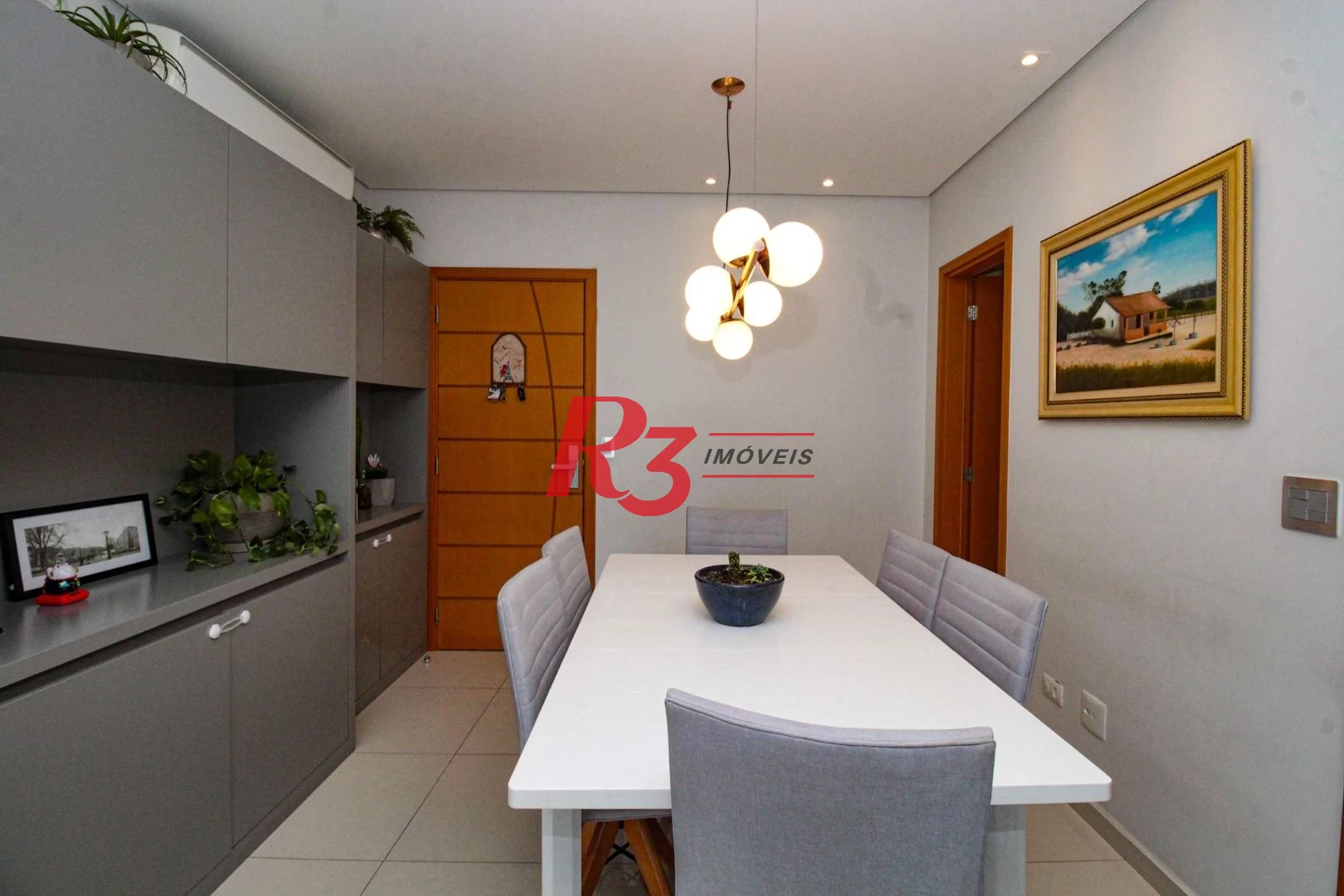 Apartamento com 3 dormitórios à venda, 129 m² por R$ 1.800.000,00 - Aparecida - Santos/SP