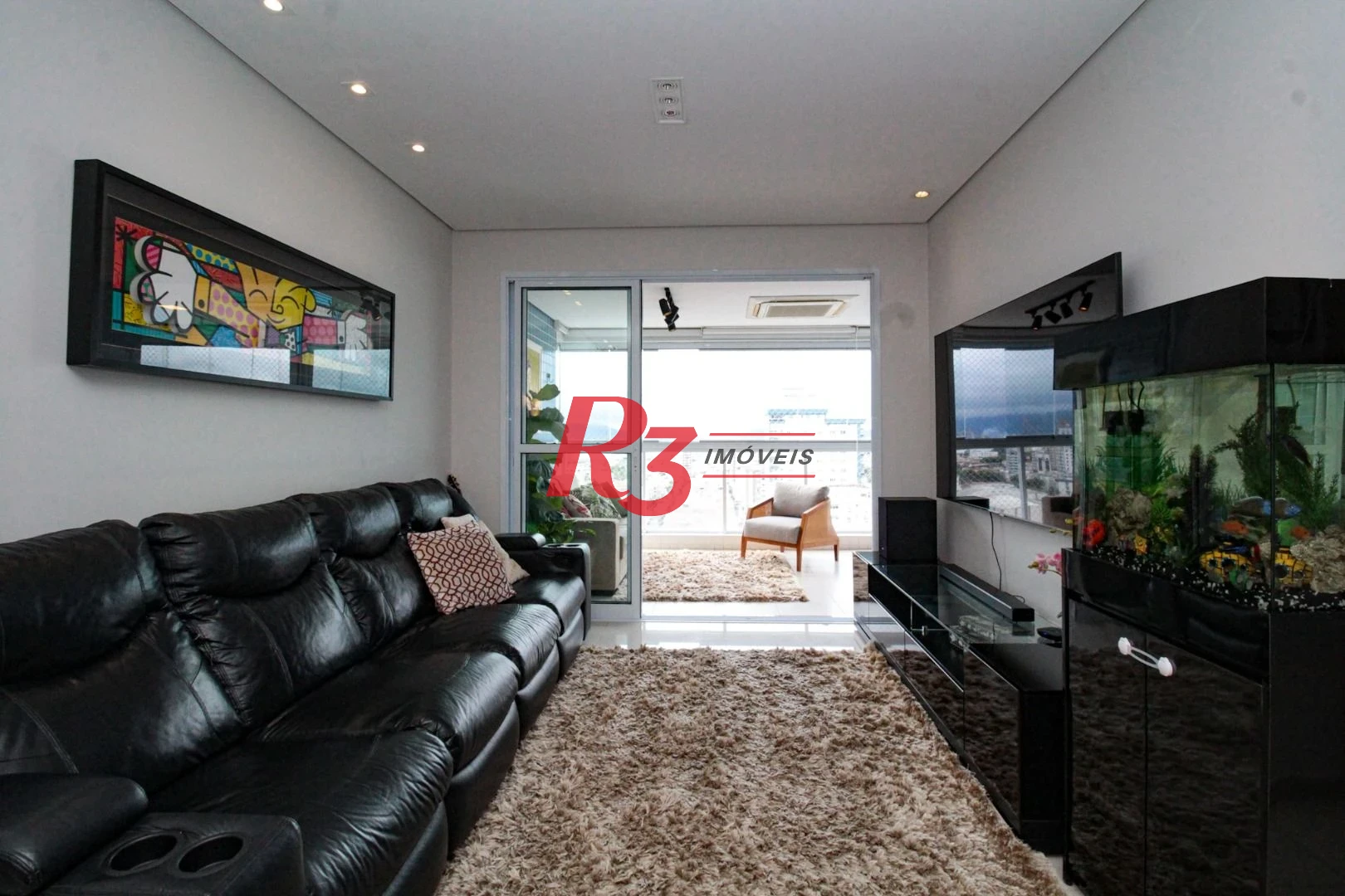Apartamento com 3 dormitórios à venda, 129 m² por R$ 1.800.000,00 - Aparecida - Santos/SP
