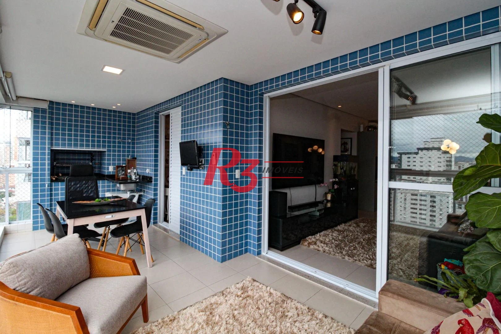 Apartamento com 3 dormitórios à venda, 129 m² por R$ 1.800.000,00 - Aparecida - Santos/SP