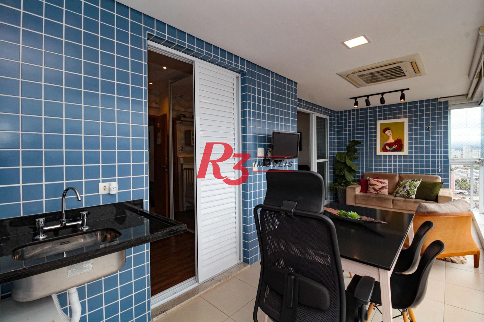 Apartamento com 3 dormitórios à venda, 129 m² por R$ 1.800.000,00 - Aparecida - Santos/SP