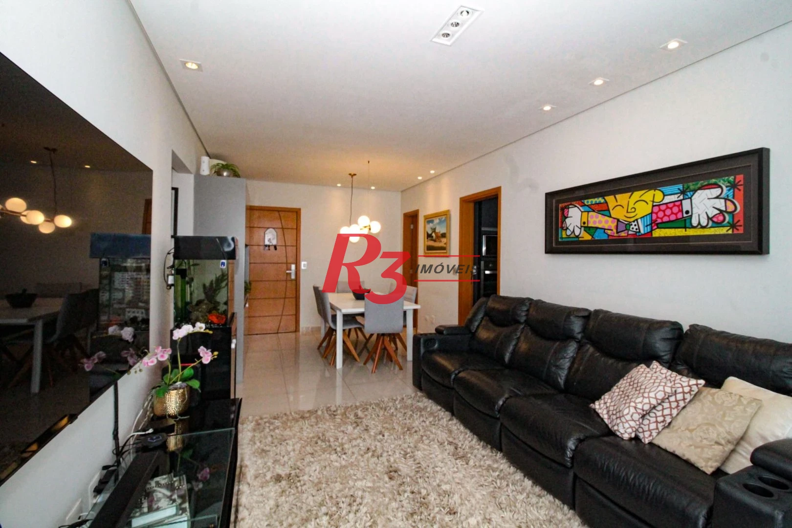 Apartamento com 3 dormitórios à venda, 129 m² por R$ 1.800.000,00 - Aparecida - Santos/SP