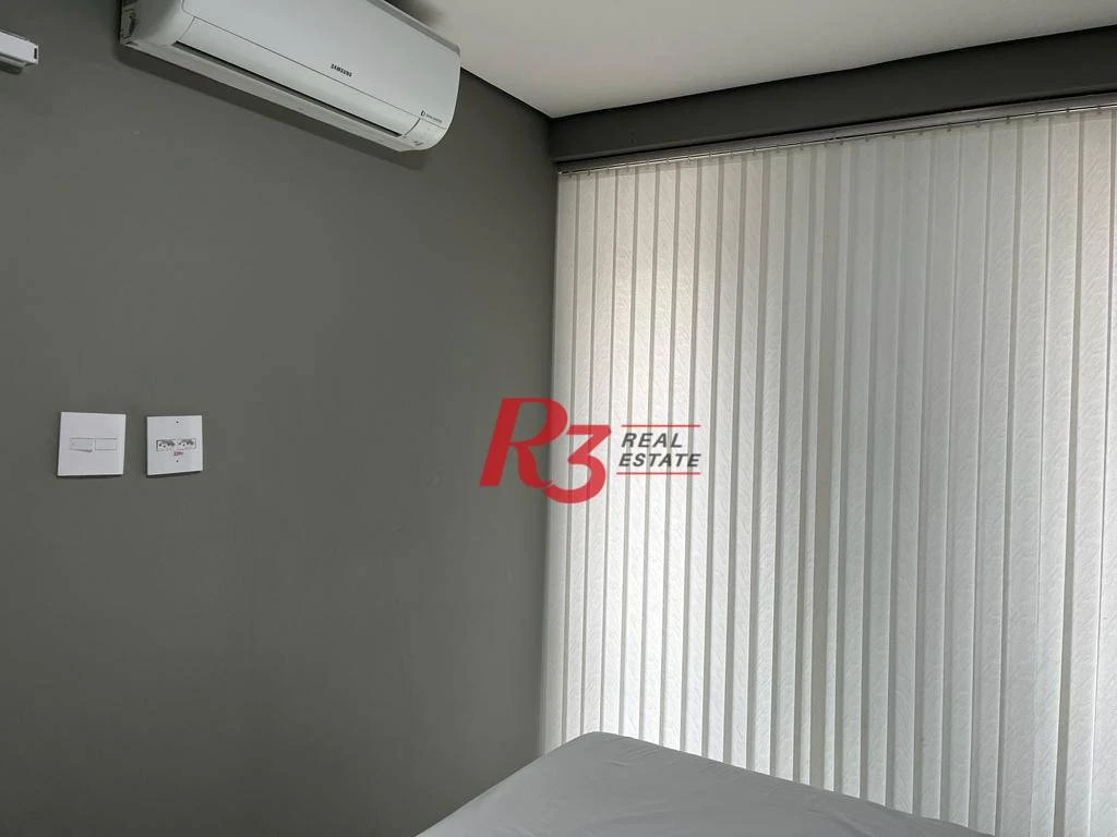 Apartamento com 1 dormitório para alugar, 54 m² por R$ 5.900,00/mês - Pompéia - Santos/SP