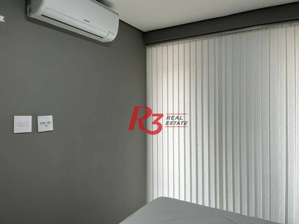 Apartamento com 1 dormitório para alugar, 54 m² por R$ 5.900,00/mês - Pompéia - Santos/SP