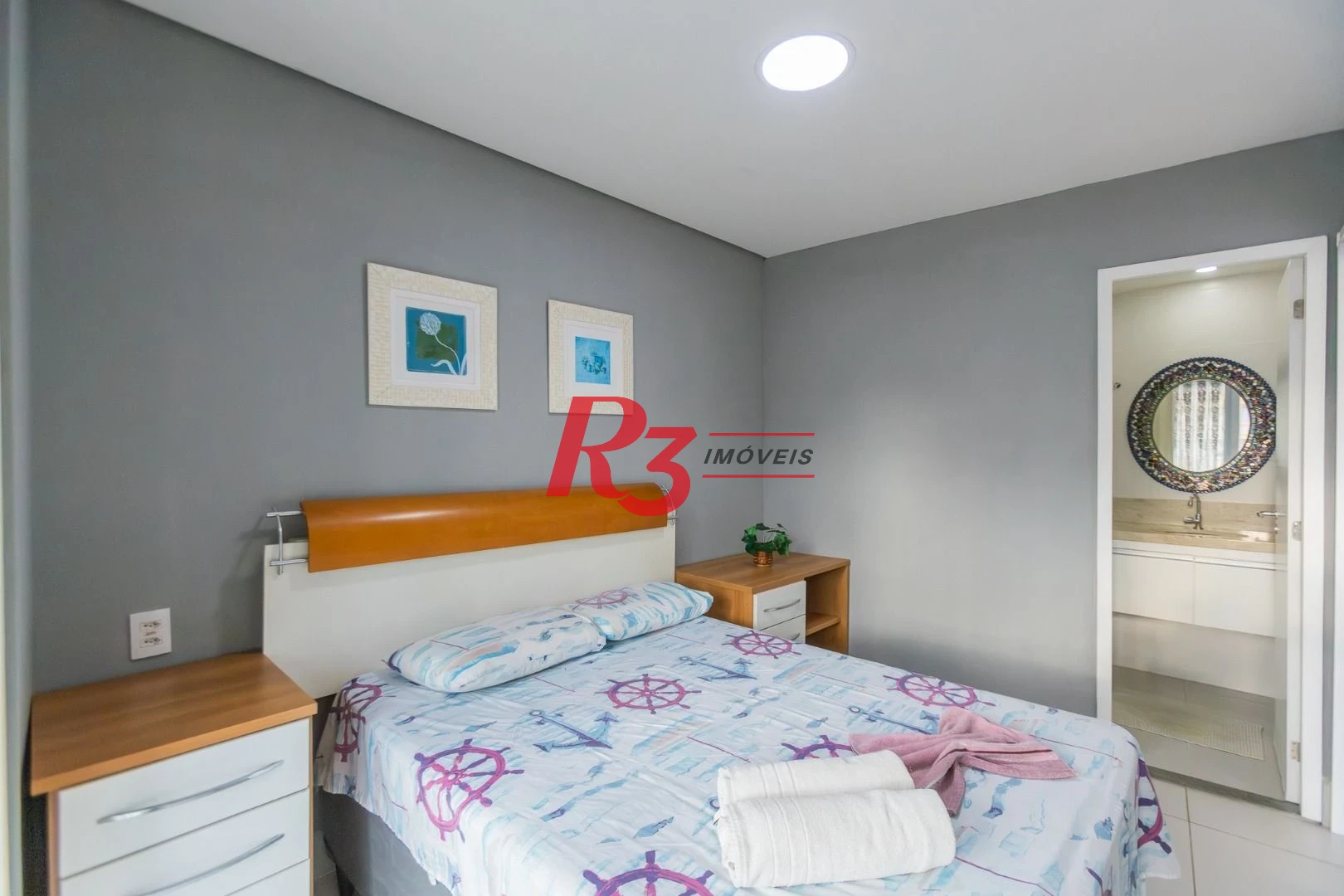 Apartamento para alugar, 54 m² por R$ 5.900,00/mês - Pompéia - Santos/SP