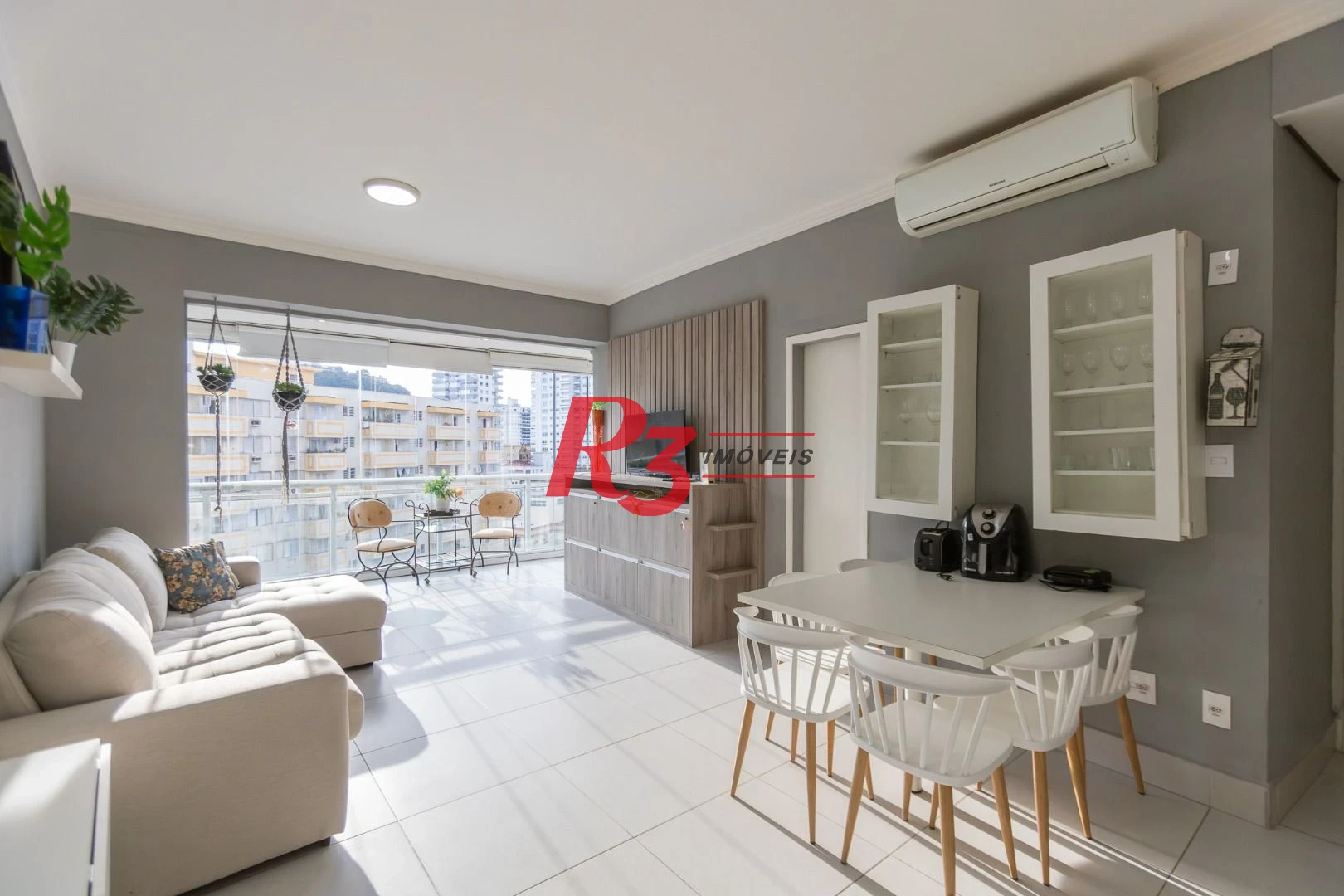 Apartamento para alugar, 54 m² por R$ 5.900,00/mês - Pompéia - Santos/SP