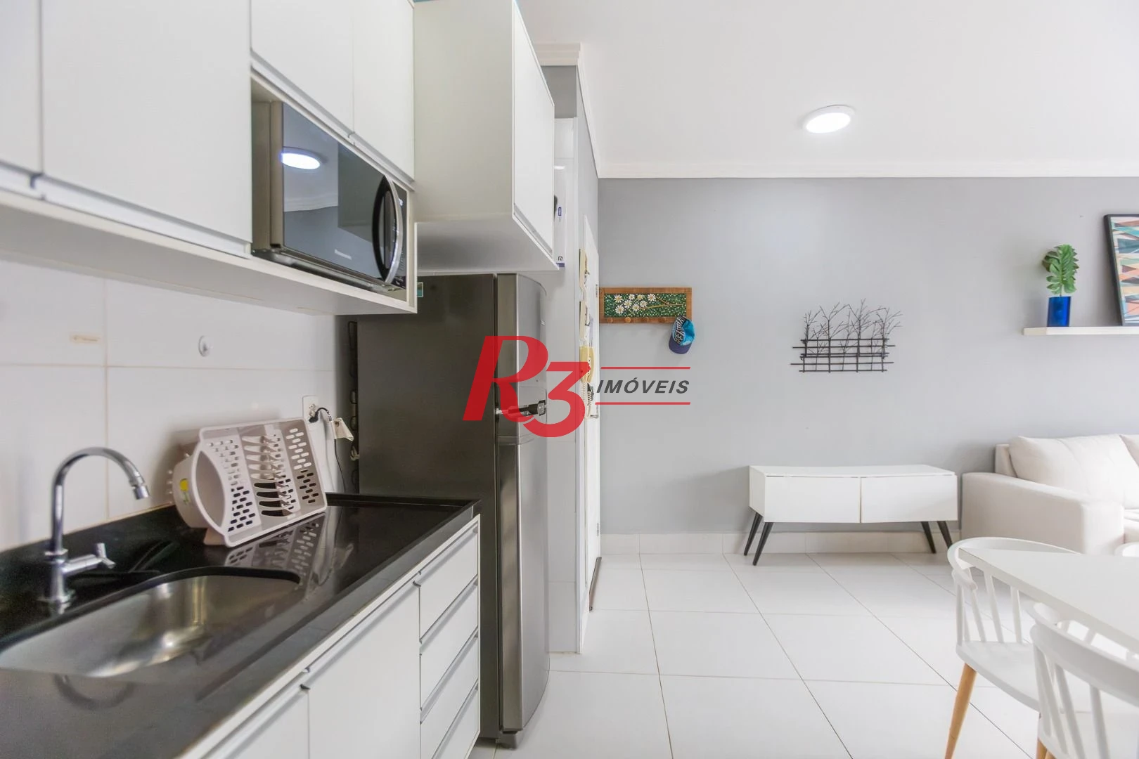Apartamento para alugar, 54 m² por R$ 5.900,00/mês - Pompéia - Santos/SP