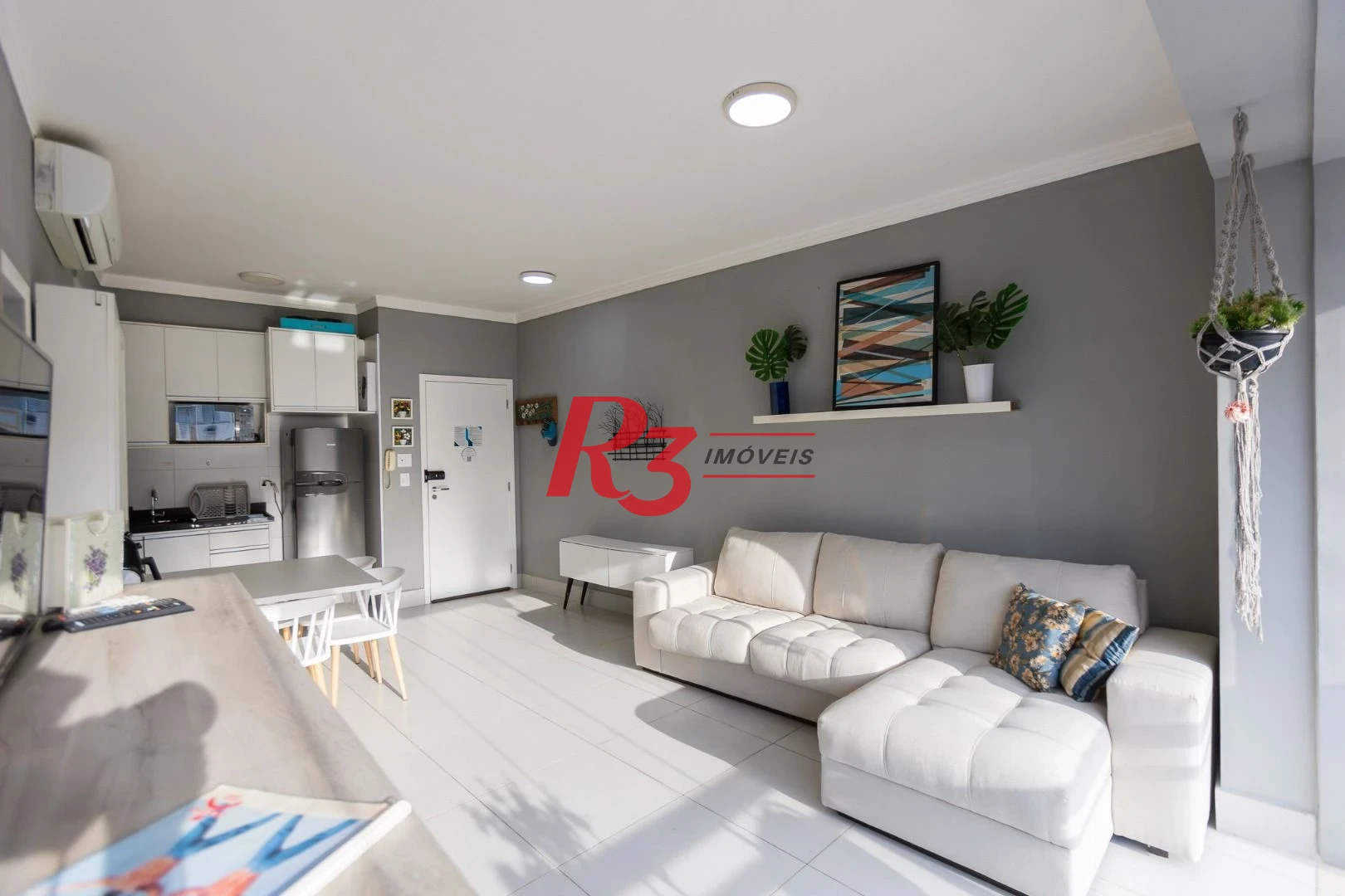 Apartamento para alugar, 54 m² por R$ 5.900,00/mês - Pompéia - Santos/SP