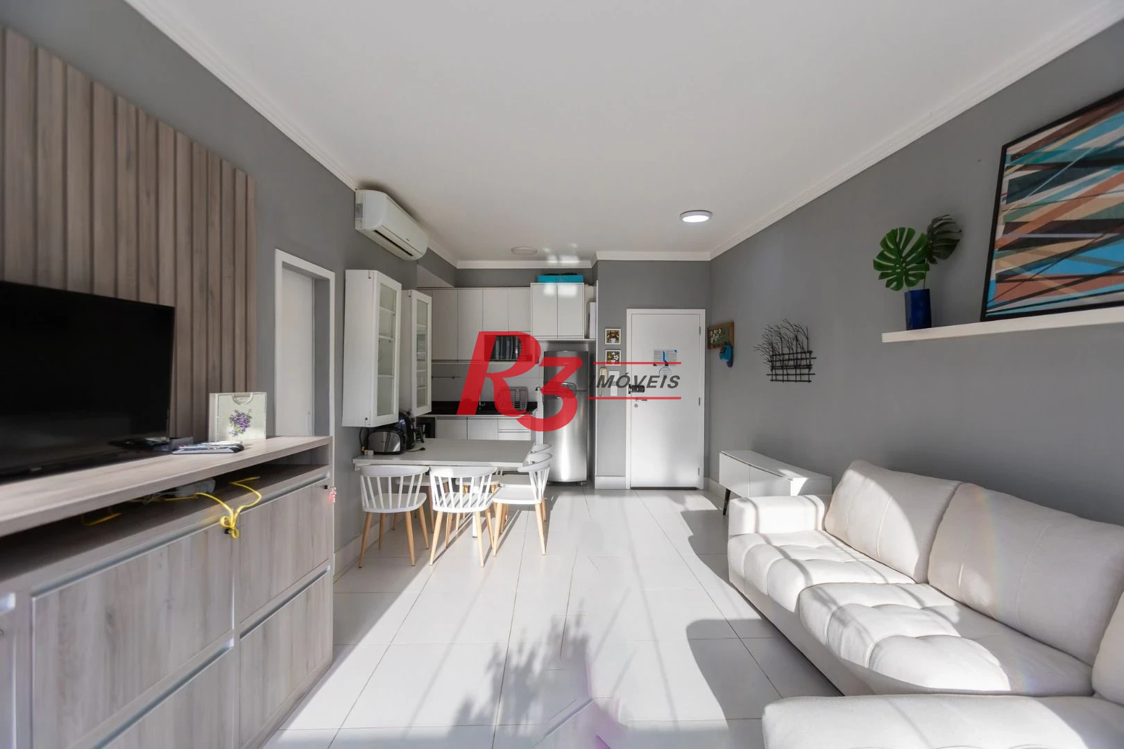 Apartamento para alugar, 54 m² por R$ 5.900,00/mês - Pompéia - Santos/SP