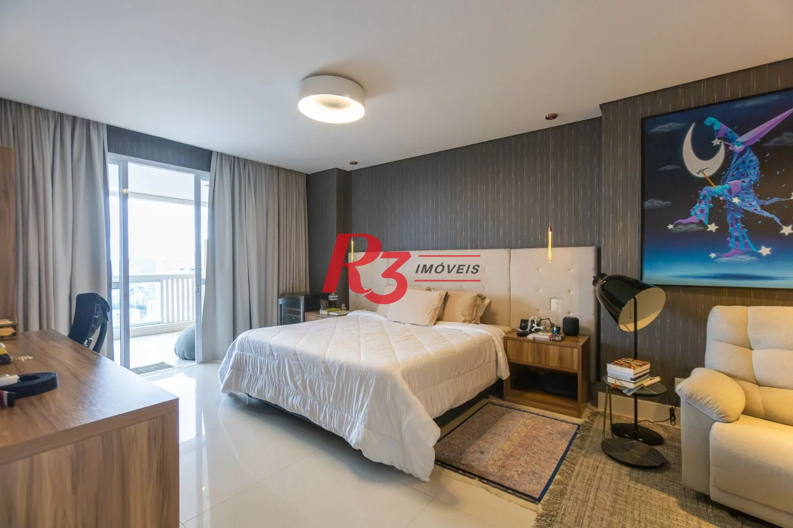 Apartamento com 1 dormitório à venda, 104 m² por R$ 1.990.000,00 - Aparecida - Santos/SP