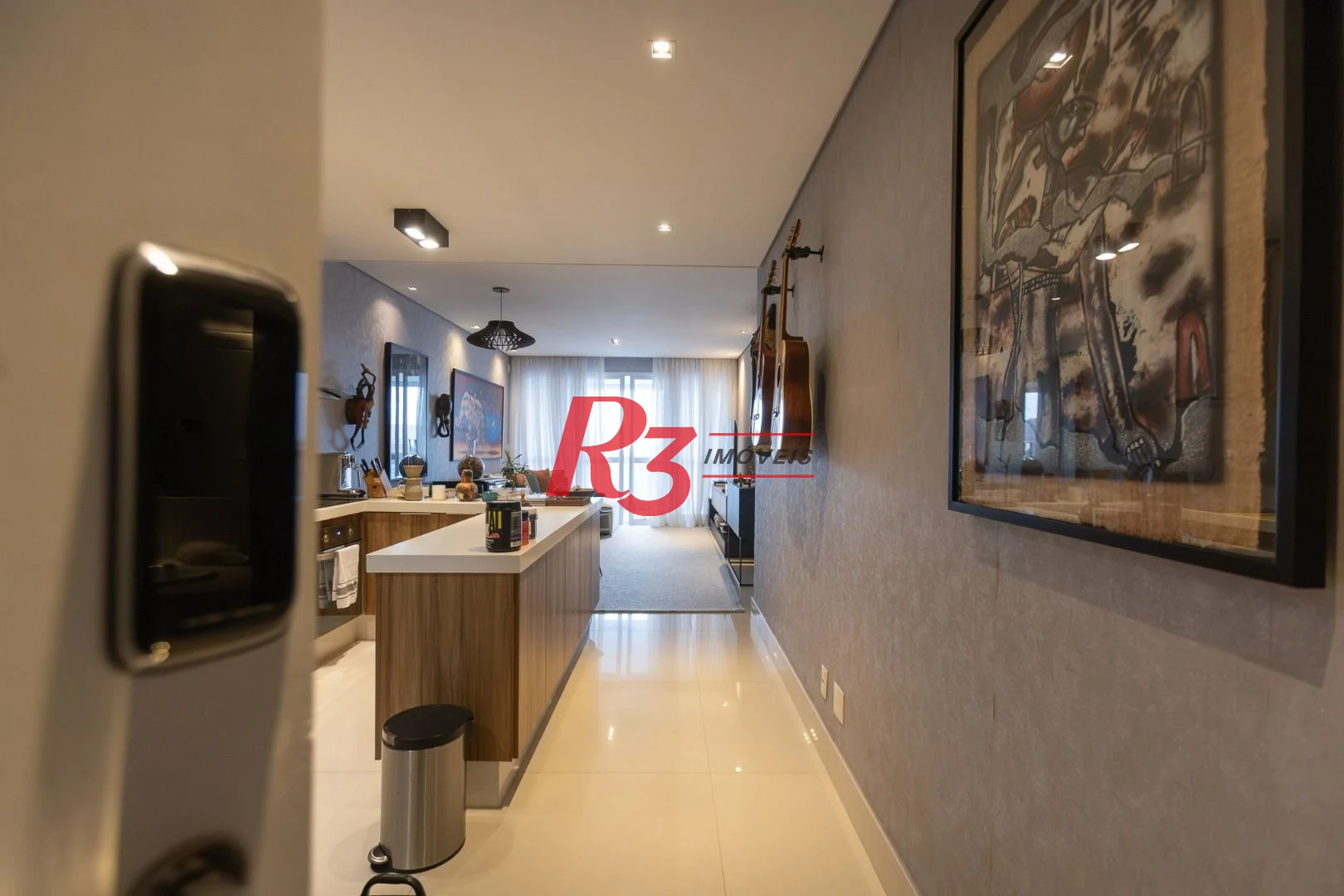 Apartamento com 1 dormitório à venda, 104 m² por R$ 1.990.000,00 - Aparecida - Santos/SP