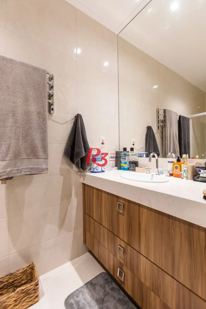 Apartamento com 1 dormitório à venda, 104 m² por R$ 1.990.000,00 - Aparecida - Santos/SP