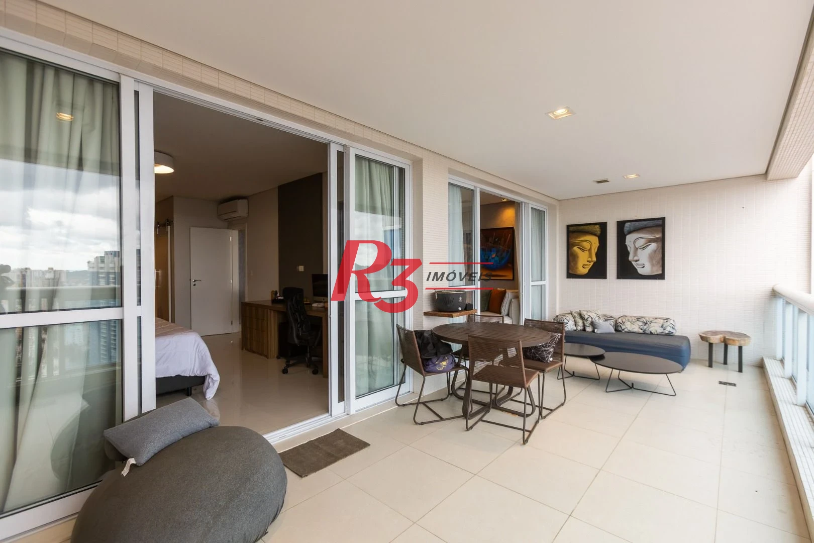 Apartamento com 1 dormitório à venda, 104 m² por R$ 1.990.000,00 - Aparecida - Santos/SP